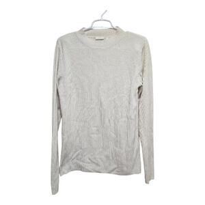 AG Adriano Goldschmied Wool Cashmere Ribbed Sweater XL